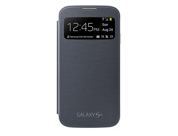 Samsung Galaxy S4 S-View Black Folio Case