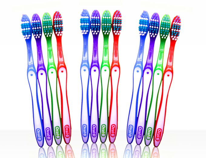 12-Pack of Oral B Toothbrushes