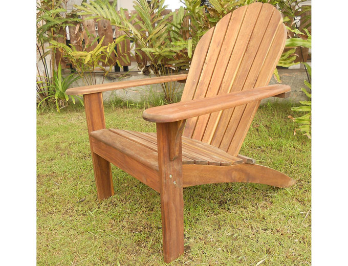 Everlasting Acacia Adirondack Wood Chair
