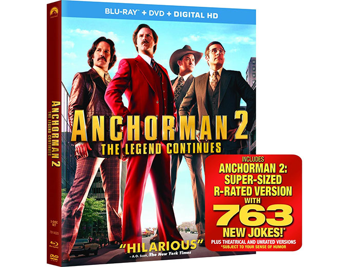 Anchorman 2: The Legend Continues Blu-ray