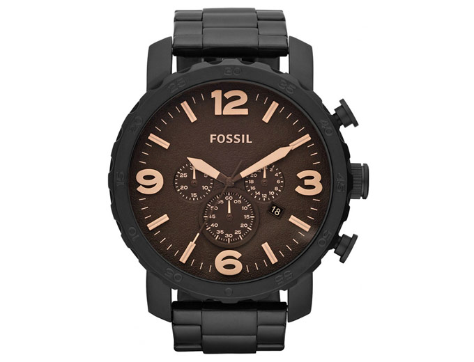 Fossil JR1356 Nate Stainless Steel Watch