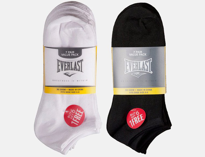 14-Pairs Everlast Socks for Men & Women