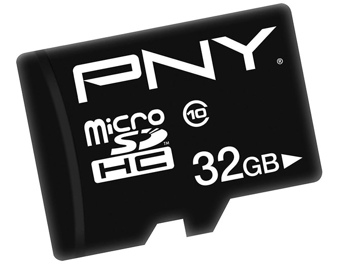 PNY 32GB microSDHC Memory Card