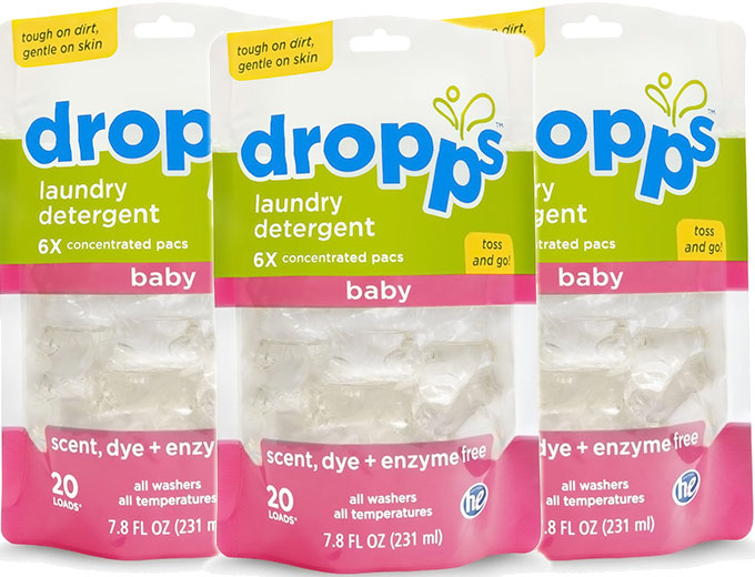 Dropps Baby Laundry Detergent Pacs