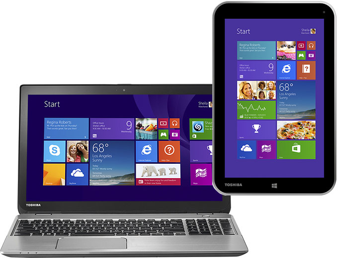 Toshiba Laptop & Encore Tablet Package