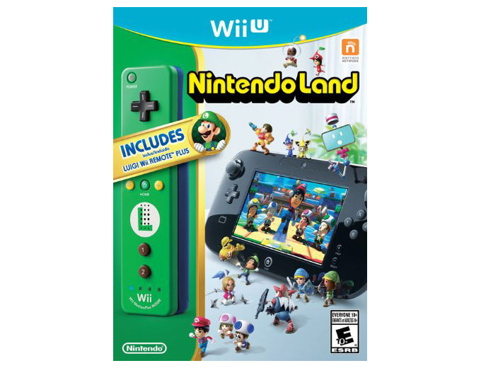 Nintendo Land w/ Luigi Wii Remote - Wii U