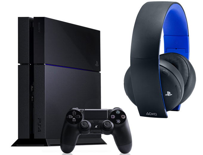 Deal: PS4 500GB Console with Wireless Gold Headset