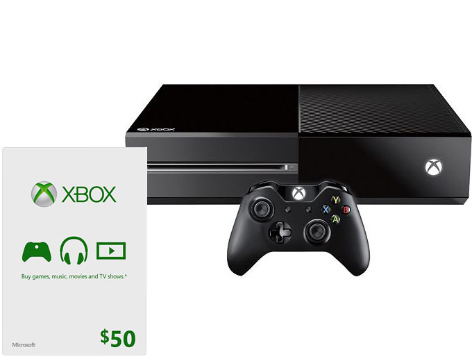 Free $50 Xbox Gift Card with Xbox One Console