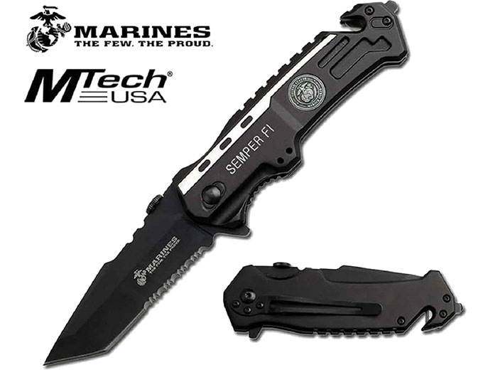 USMC Elite Tactical Rescue Folder Knife