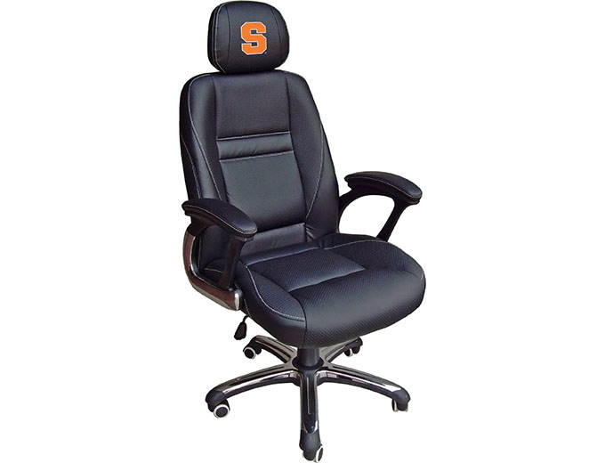 NCAA Syracuse Leather Office Chair