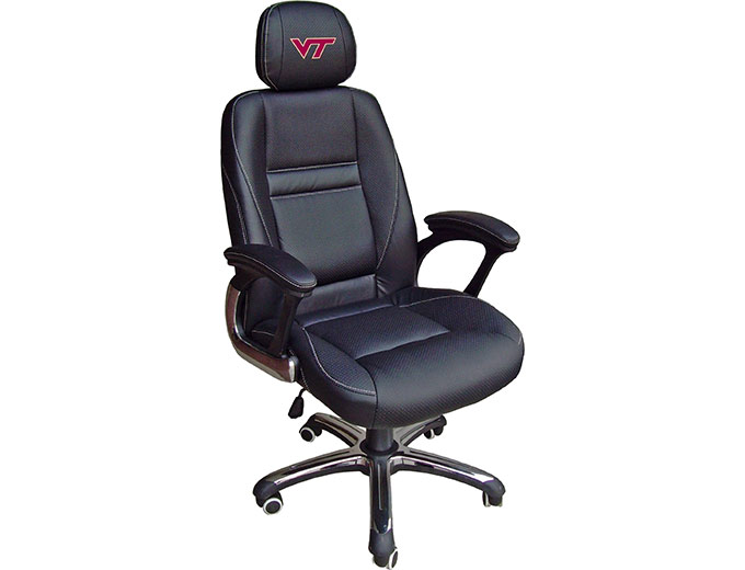 NCAA Virginia Tech Leather Office Chair