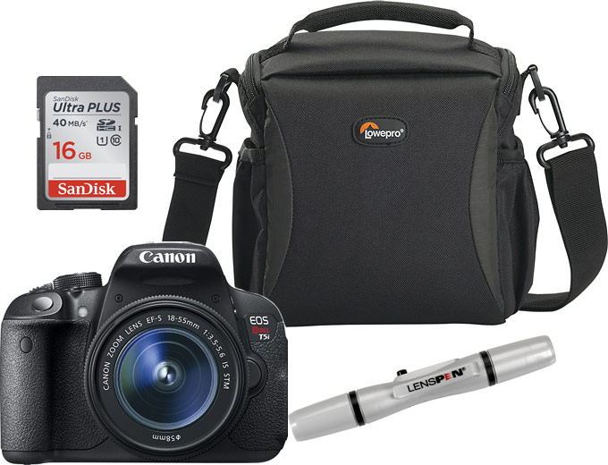 Canon EOS Rebel T5i 18.0MP DSLR Camera Kit