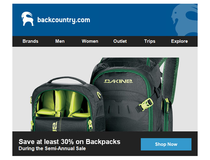 Backcountry Backpack Sale - Up to 65% off