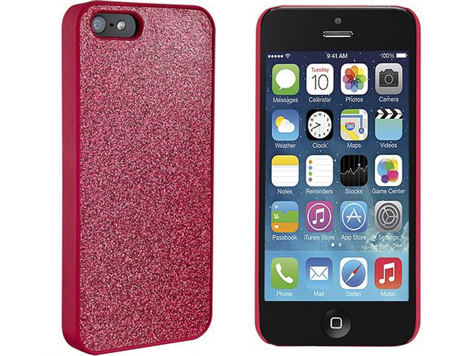 Dynex Pink Glitter iPhone 5/5s Case