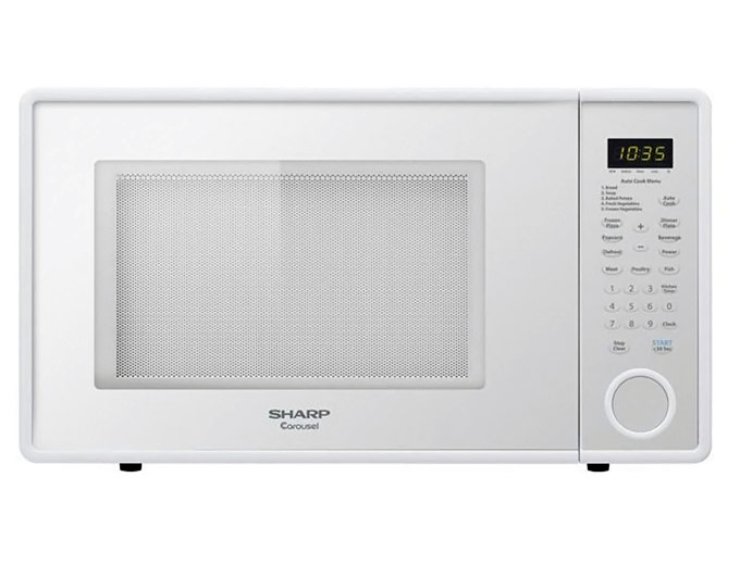 Sharp R-409YW 1.3 cu.ft. White Microwave