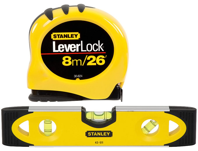 Stanley Tape Measure & Level Set