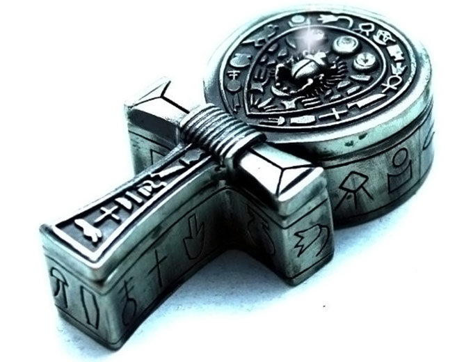 Egyptian Icon Handmade Jeweled Trinket Box