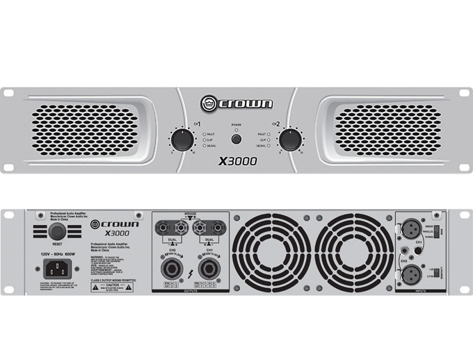 Crown X3000 Stereo Power Amp