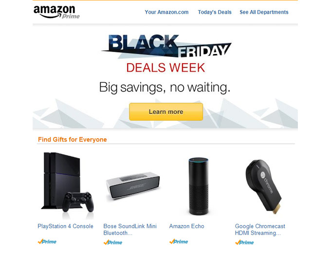 Amazon Black Friday 2014 Deals
