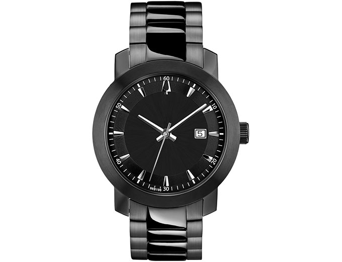Bulova Men's Black Bracelet Watch