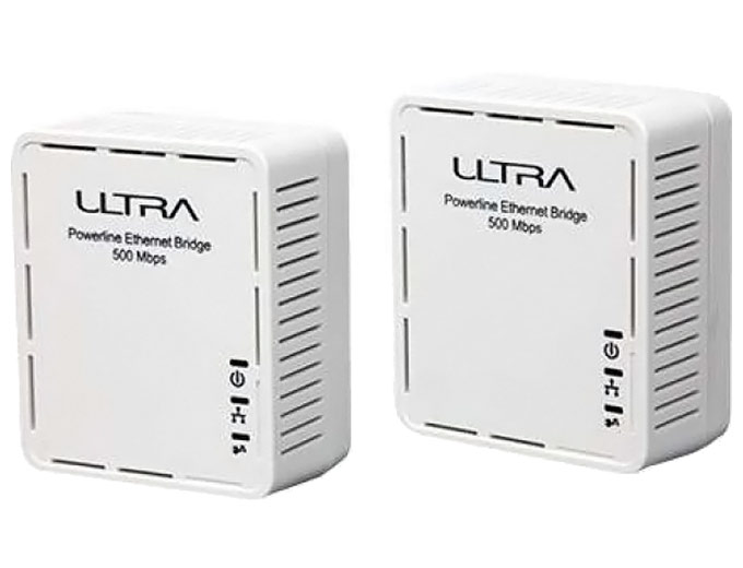 Ultra 500Mbps Powerline Adapter Kit