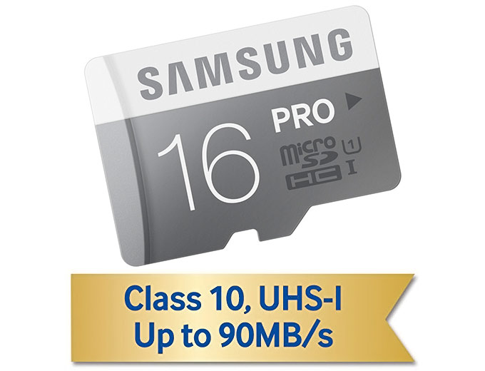 Samsung 16GB PRO Micro SDXC Memory Card