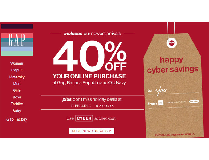 CAP Cyber Monday Deals - 40% off Entire Purchase