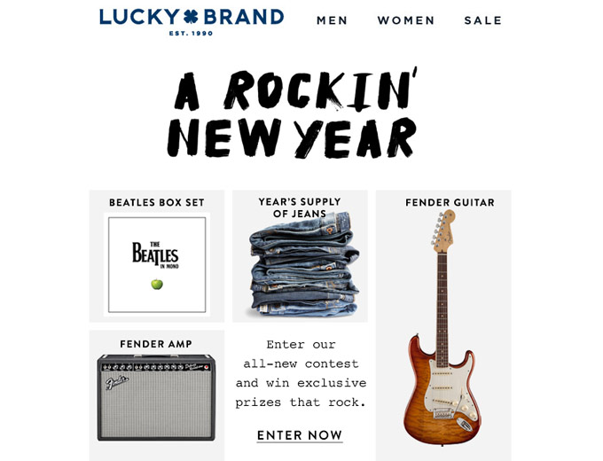 40-50% off Everything at Lucky Brand