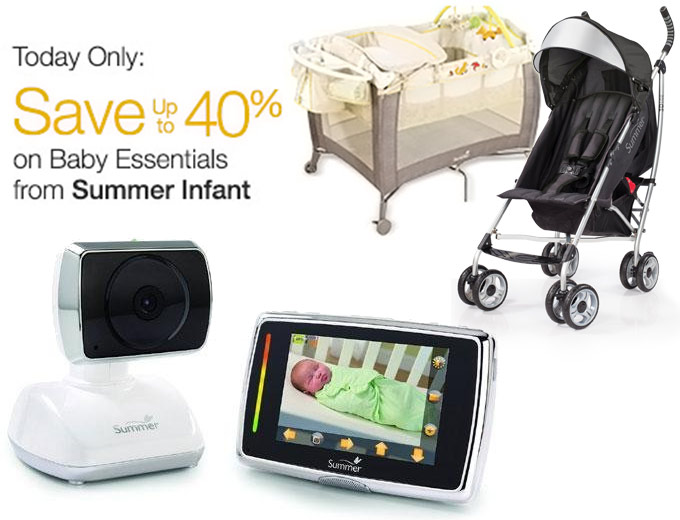 Up to 40% off Summer Infant Baby Essentials