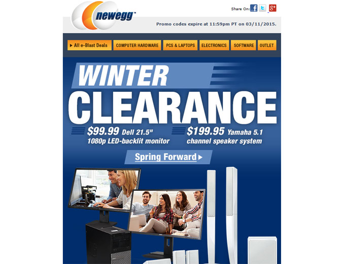 Newegg Winter Clearance Sale