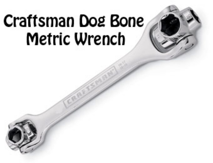 Craftsman Dog Bone Metric Wrench