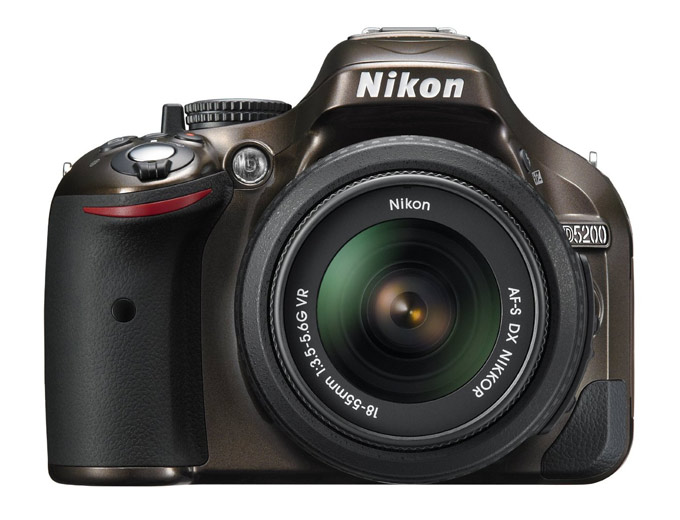 Nikon D5200 Bronze SLR Camera w/Zoom Lens