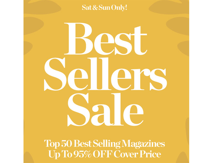 DiscountMags Best Sellers Sale- 95% off Magazines