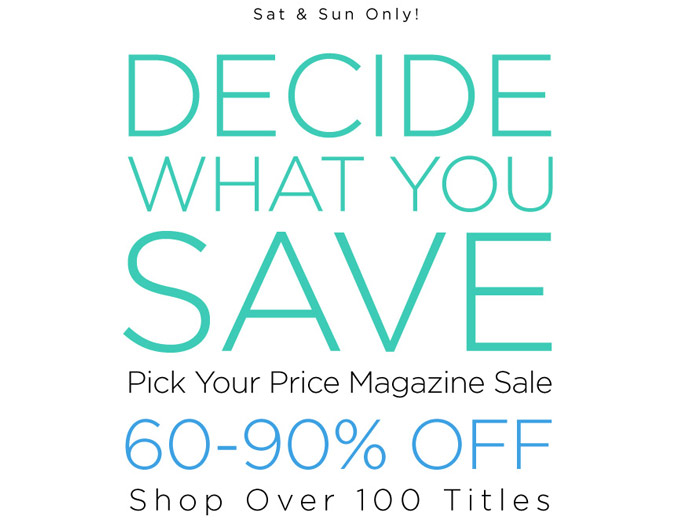 DiscountMags Magazine Sale - Up to 90% Off