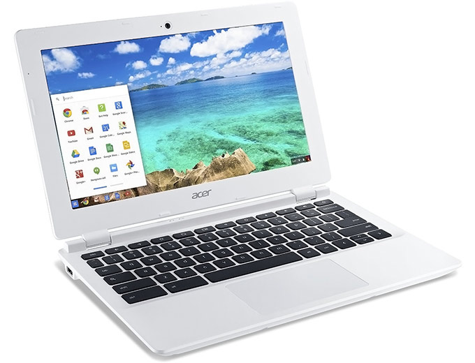 Acer White 11.6" Chromebook PC, Refurb