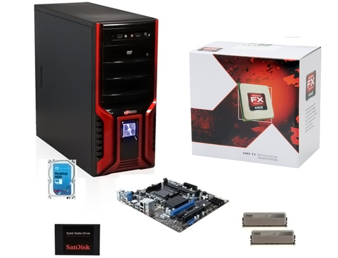 AMD FX-4350 Vishera 4.2GHz Barebones Desktop PC