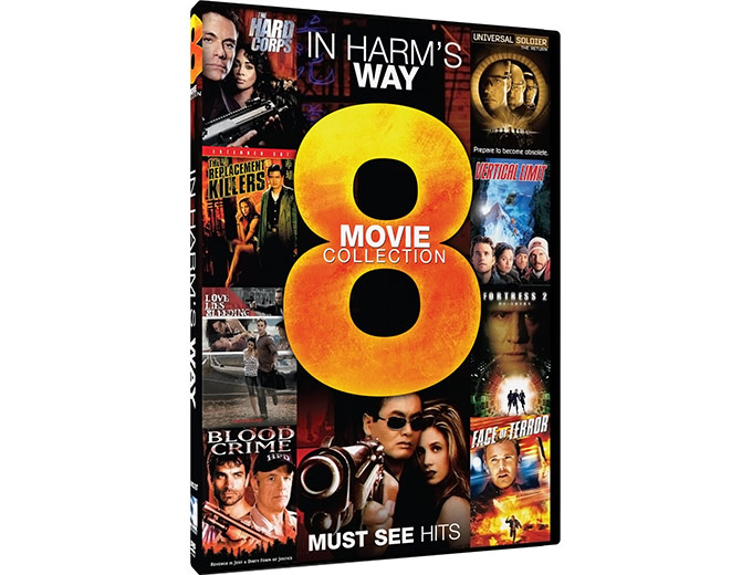 In Harm's Way: 8 Movie Collection DVD