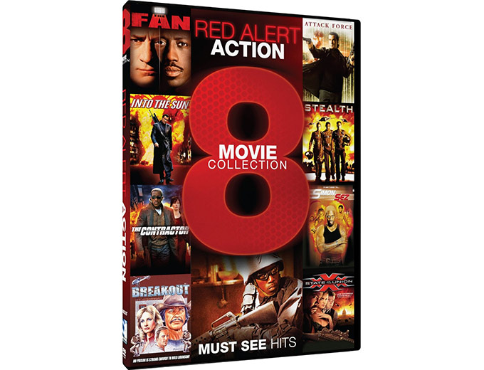 Red Alert Action: 8 Movie Collection DVD