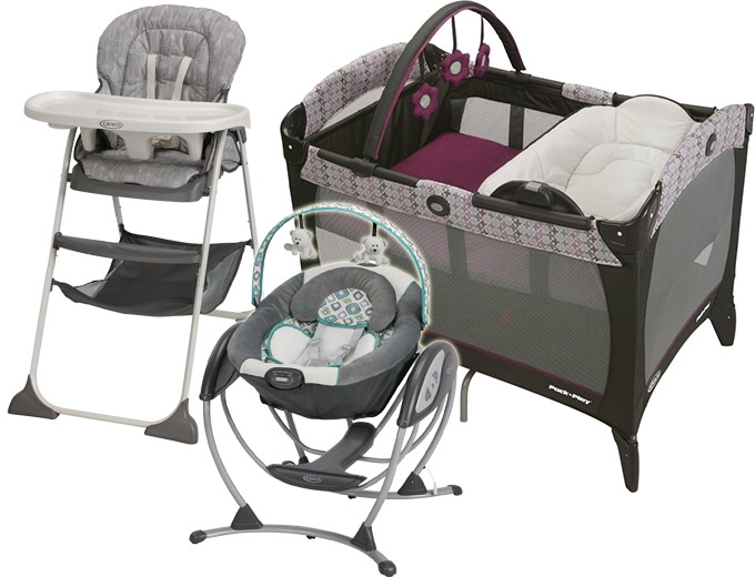 Graco Playards, Highchairs and Swings