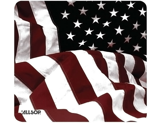 Old Fashioned American Flag Mouse Pad