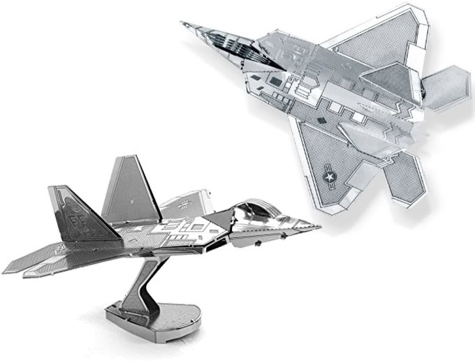 MetalEarth F-22 Raptor 3D Laser Cut Model