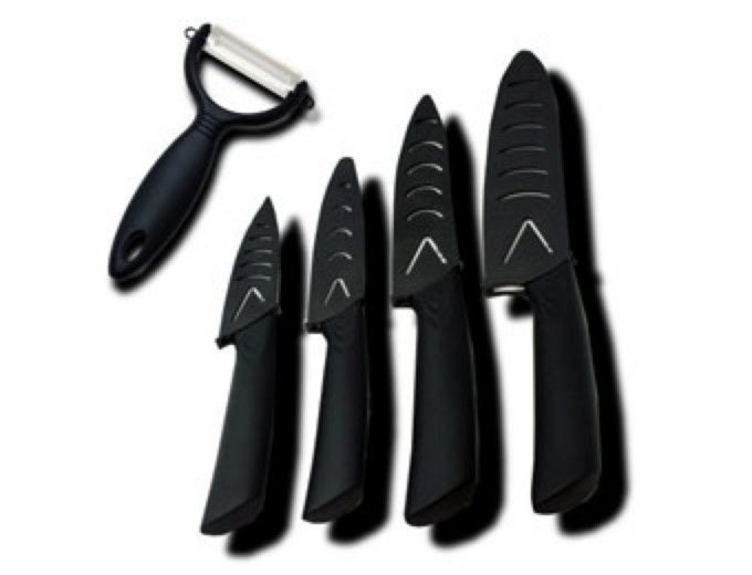 Dr. Tech 5-piece Ceramic Knife Set