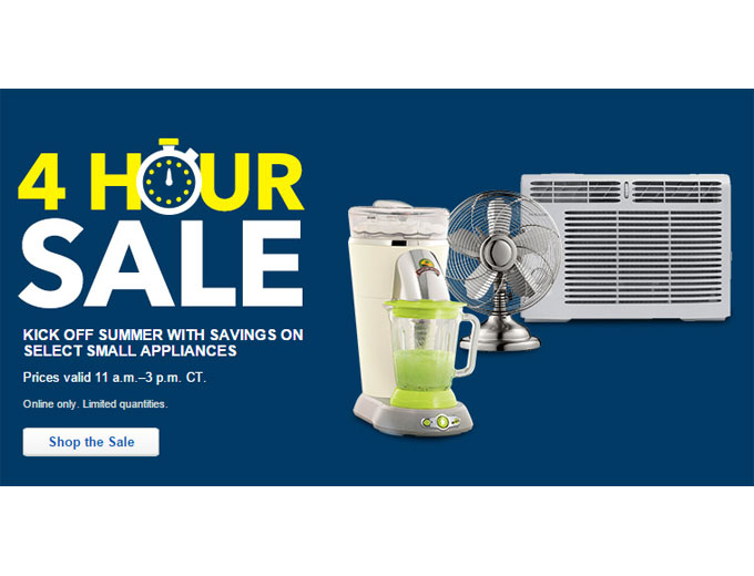 Best Buy 4-Hour Sale - Great Deals on Small Appliances