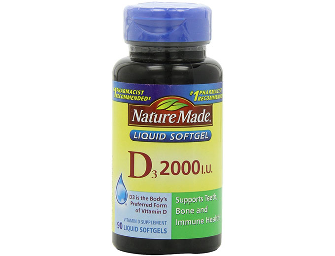 Nature Made Vitamin D 2000 I.U. w/ D3