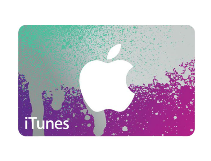 $100 Apple iTunes Cift Card