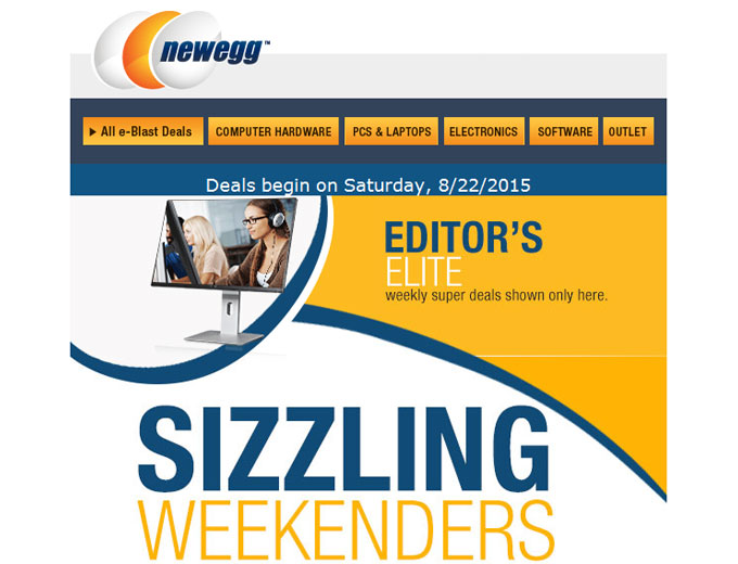 Newegg Weekend Sale - Two Days of Great Deals