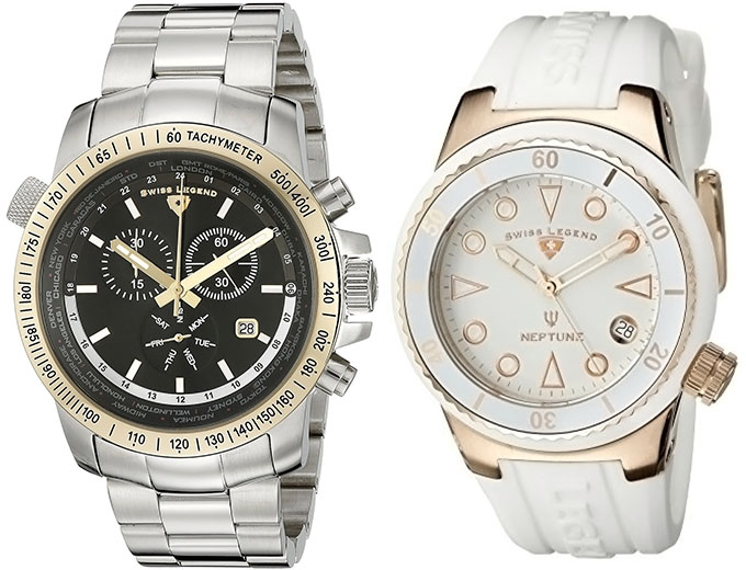 Up to 93% off Swiss Legend Watches