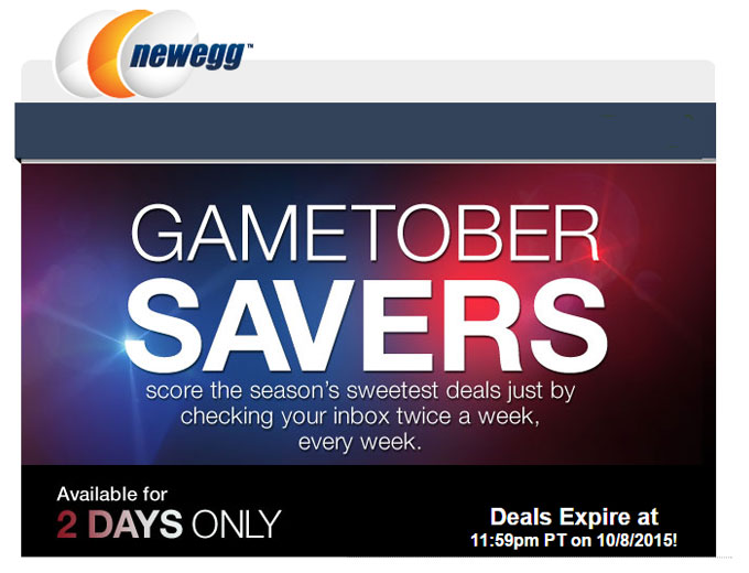 Newegg 48-Hour Sale - 15 Hot Deals