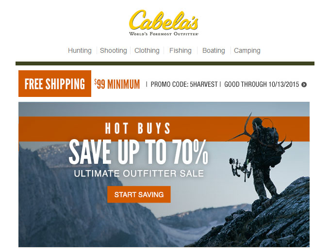 Cabela's Ultimate Outfitter Deals