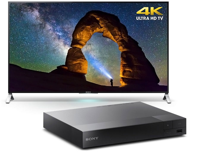 Sony XBR55X900C 55" 4K TV w/ Blu-ray Player